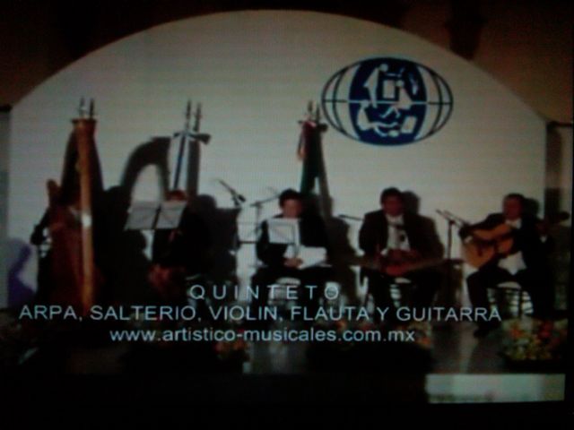 Quinteto de Arpa Clásica, Salterio, Guitarra, Violin y Flauta